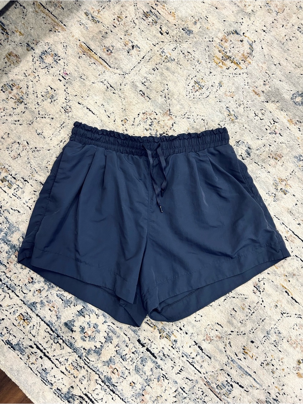 All in motion navy blue high waisted shorts